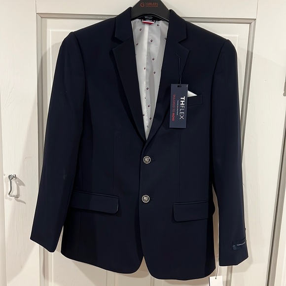 Tommy Hilfiger Boys Navy Sport Jacket - Picture 3 of 17